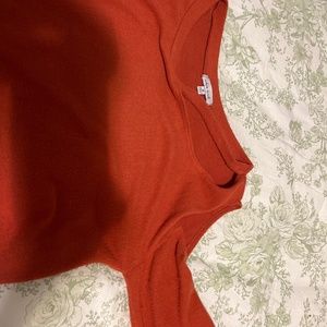 Soft one open shoulder top